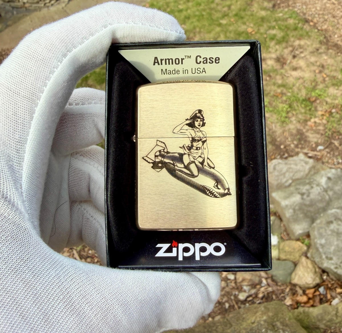 【未使用】封印付き 絶版・ヴィンテージZIPPOカテゴリ一覧/Zippo(ジッポー)専門店フラミンゴ Girl GAMBLE ZIPPO 2002/1製造 記念グッズ