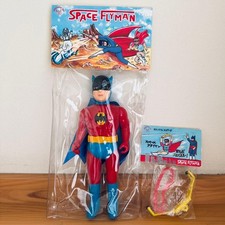 Space Flyman ST Soft Vinyl Batman Style Red 28.5cm From Japan