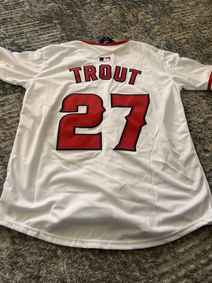 Camiseta Mike Trout Adult Home Angels Talla Grande  Foto 2 de 2