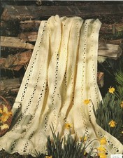 E0367 CROSS ROADS AFGHAN CROCHET PATTERN/INST...