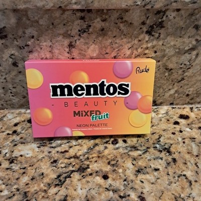 Rude Cosmetics Mentos Beauty Mixed Fruit Neon Eyeshadow Palette