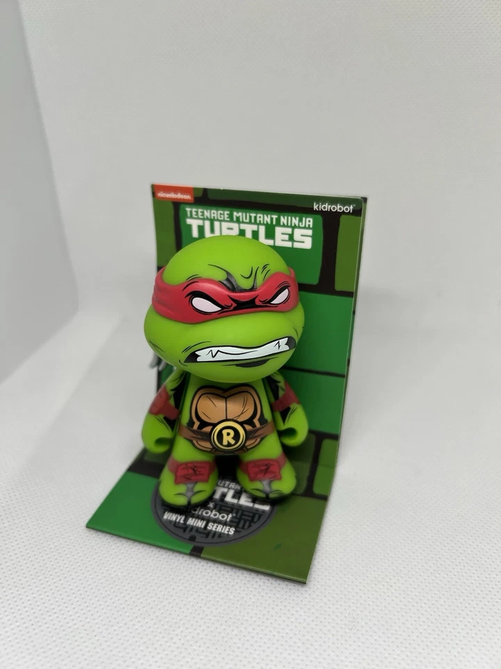 Figura Vinilo Kidrobot TMNT Serie 2 Teenage Mutant Ninja Turtles Raphael 3" Foto 3 de 4