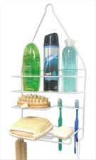 Shower 3 Tier Shower Caddy 3 Tier Shelves Soap Dish Holder Razor Slots