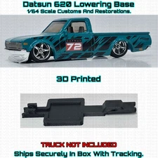 Lowering Base 3D Printed For 1/64 Scale Hot Wheel Datsun 620