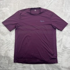 Rapha Shirt Mens Medium Purple Explore Technical Biking Cycling MTB Performance