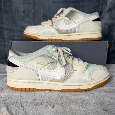 Nike Dunk Low Scrap Sea Glass Sail Gum DB0500-100 Mens Size 11 Sneakers