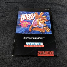 Super Nintendo Bubsy USA Very Good Condition