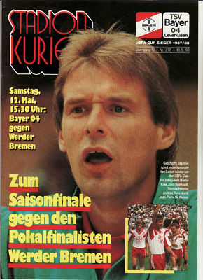 BL 89/90 Bayer 04 Leverkusen - SV Werder Bremen