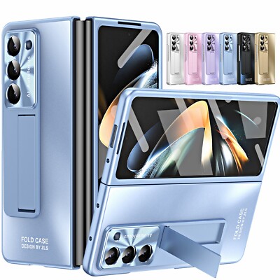 For Samsung Z Fold6/5 Fold4/3 Shockproof Slim Stand Phone Case +Screen Protector