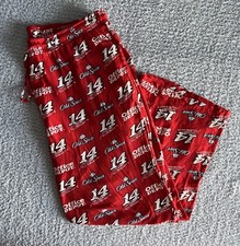NASCAR Winner  s Circle Pajamas Sleep Pants Men  s Medium Red Tony Stewart Office