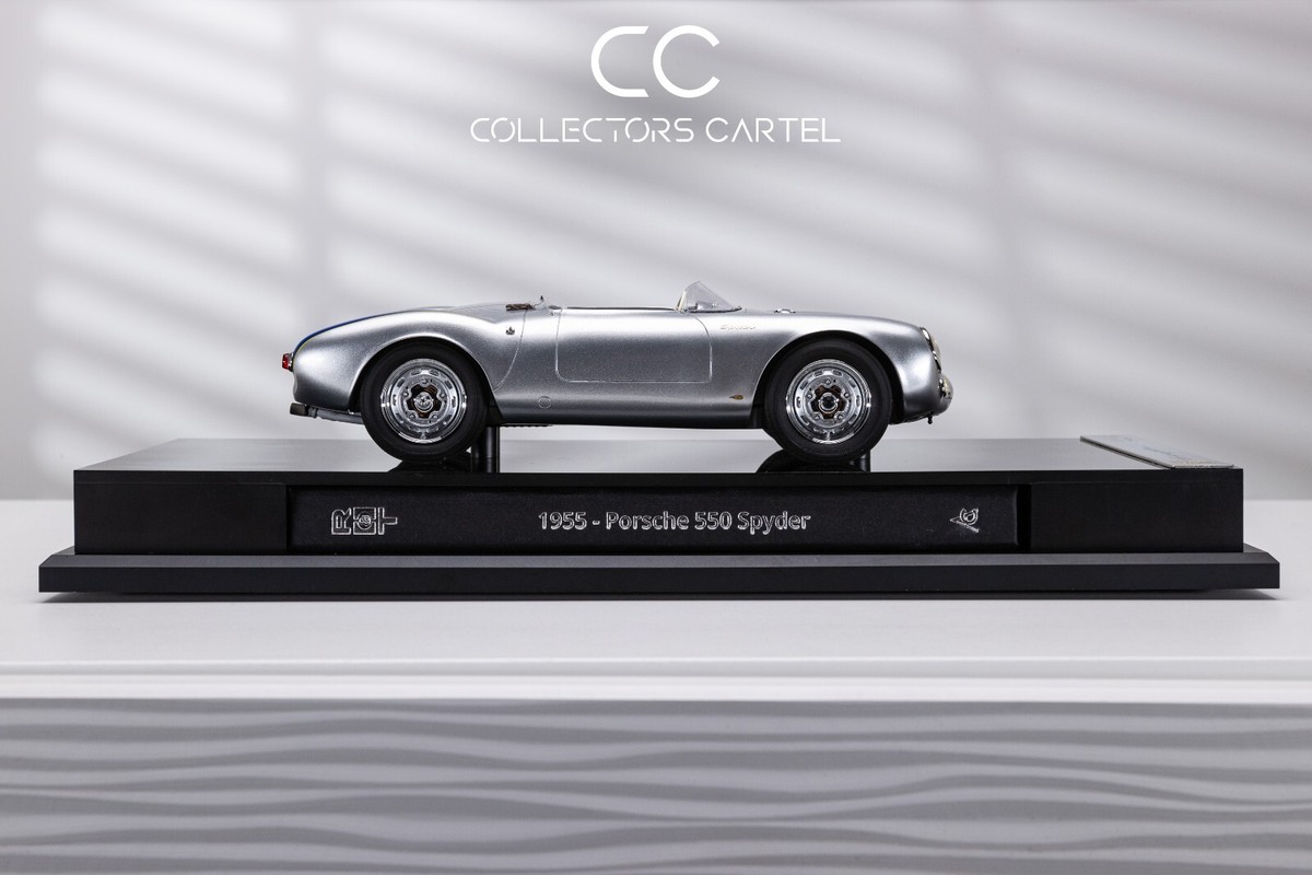 ミニカー Porsche 550 Spyder Porsche 550 Spyder (Silver) [Amalgam] 1:18 | eBay