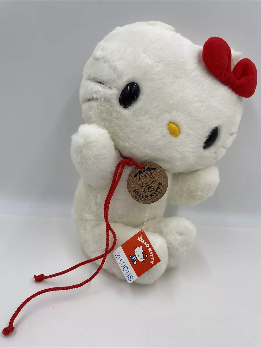 Sanrio Hello Kitty Plush 1976 Vintage New With Original Tags