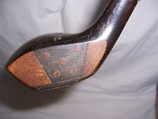 Antique Vintage Hickory Shaft James Batley Bronze Medal Splice Neck Fairway Wood