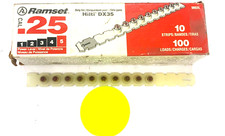 RAMSET .25 CALIBER RED LOADS DX35 11 STRIPS 110 LOADS