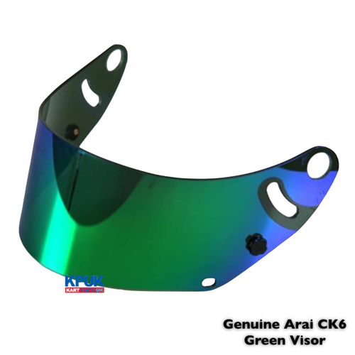 Arai CK 6 sostituzione visiera a specchio Verde KART PARTS Nuovo di Zecca  UK | eBay