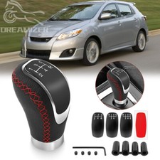 56 Speed Manual Shift Knob Gear Stick Shifter Lever Leather For Toyota Matrix 56 Speed Manual Shift Knob Gear Stick Shifter Lever Leather For Toyota Matrix