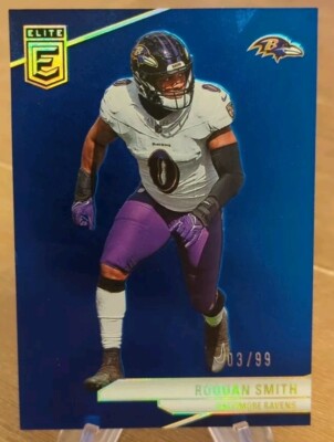 2024 Donruss Elite Blue 3/99 Roquan Smith Baltimore Ravens