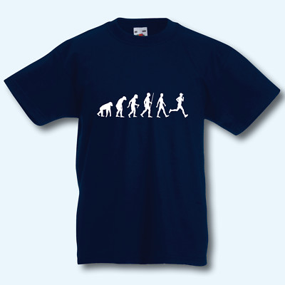 T-Shirt Evolution Laufen Jogging Marathon Sport Leichtathletik Kids T-Shirt