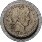 elf Barber Quarter Dollar 1911 D