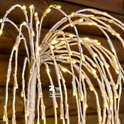 STAR DECORAZIONE NATALIZIA CASCATA DI LUCI 288 LED h 140 Cm COLORE BIANCO CALDO