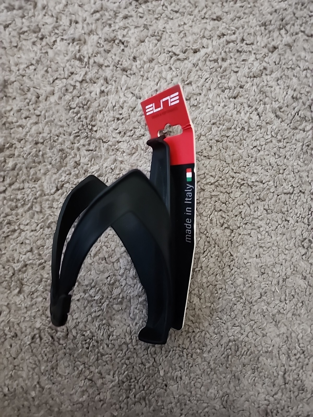 NEW Elite CUSTOM RACE Bicycle Water Bottle Cage : SOFT TOUCH MATTE BLACK
