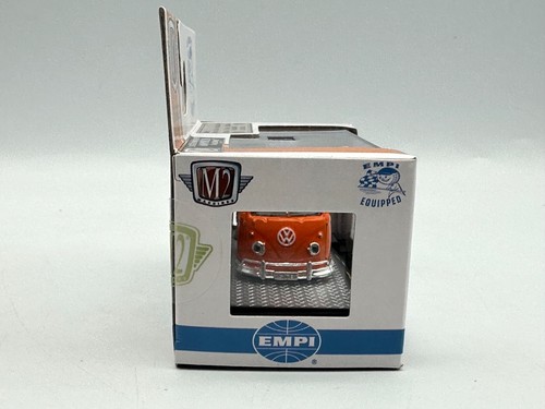 M2 Machines EMPI 1960 Volkswagen VW Shorty Delivery Van, Orange, R60, 1:64, NIB - Picture 10 of 12