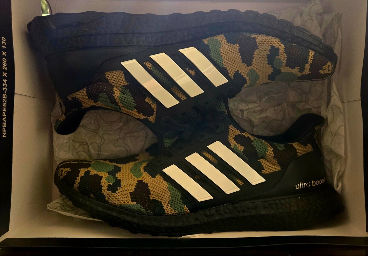 adidas Ultra Boost × A Bathing Ape Adidas Adidas BAPE Ultra Boost Bathing Ape 4.0 Camo Black