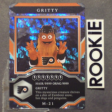 GRITTY  2021-22 UD MVP Mascots Gaming Cards SPARKLE #M-21 Philadelphia Flyers (a