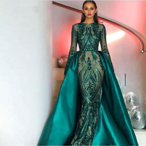 ebay emerald green dress