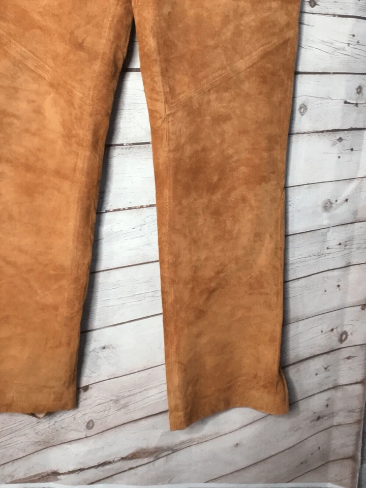 Pantalones Western Willi Smith Vintage Moleskin Mujer’s Talla 10 Boho Naranja Quemado Foto 4 de 4