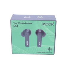 Moor True Wireless Earbuds with Active Noise Canceling - Black DS1