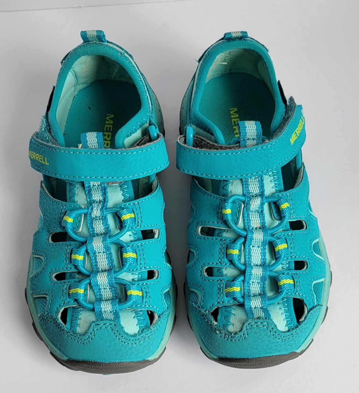 Sandalo da esterno verde acqua Merrell gioventù hydro escursionista taglia 12 W gioventù Merrell gioventù