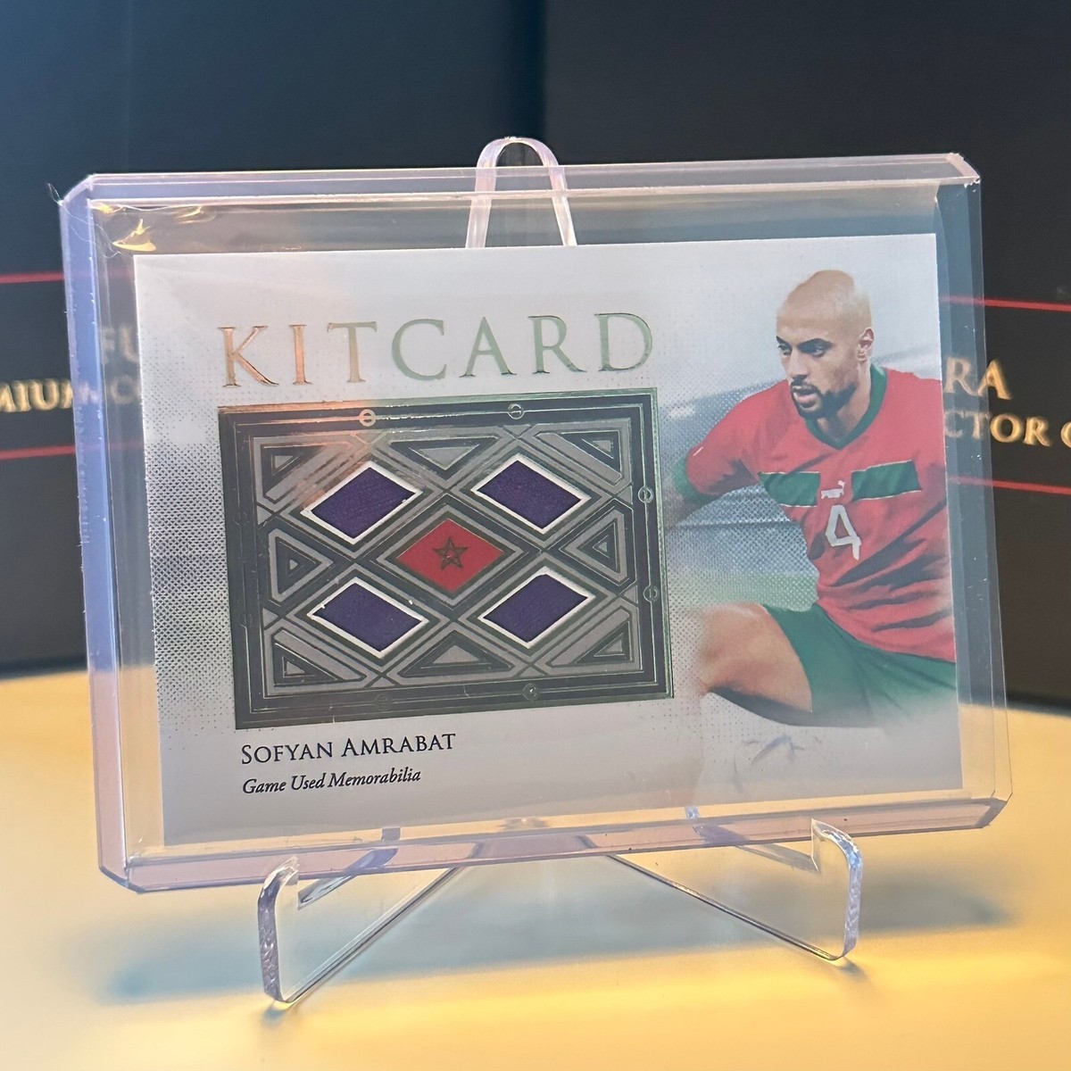 フテラ2024　1of1 モロッコ　HAKIMI AMRABAT メモラ フテラ2024 1of1 モロッコ HAKIMI AMRABAT メモラ 2024 Futera Unique