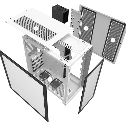 LIAN-LI PC Computer Full Tower Case PC-011 Dynamic White ATX PC-011DW - Image 3 of 3