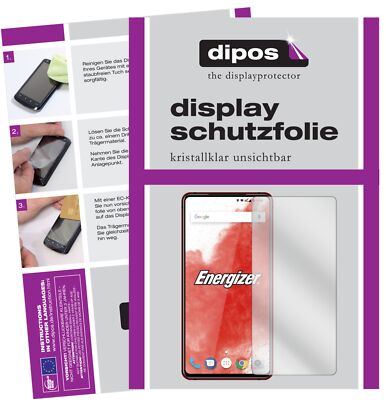 5x Schutzfolie für Energizer Power Max P18K Pop Display Folie klar