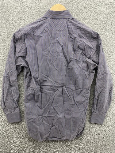 Peter Millar Long Sleeve Checker Plaid Shirt Button Down Men Size M 100% Cotton - Picture 6 of 6