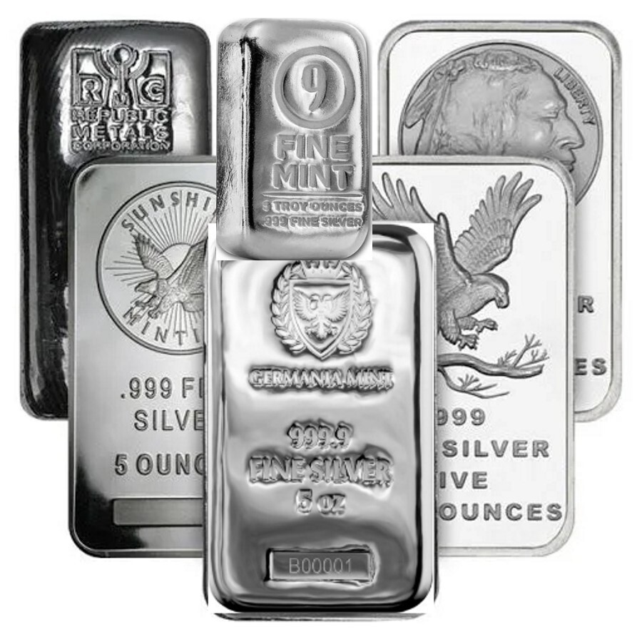 シルバーバー 14個 silver  .999 1oz シルバーバー 14個 silver .999 1oz