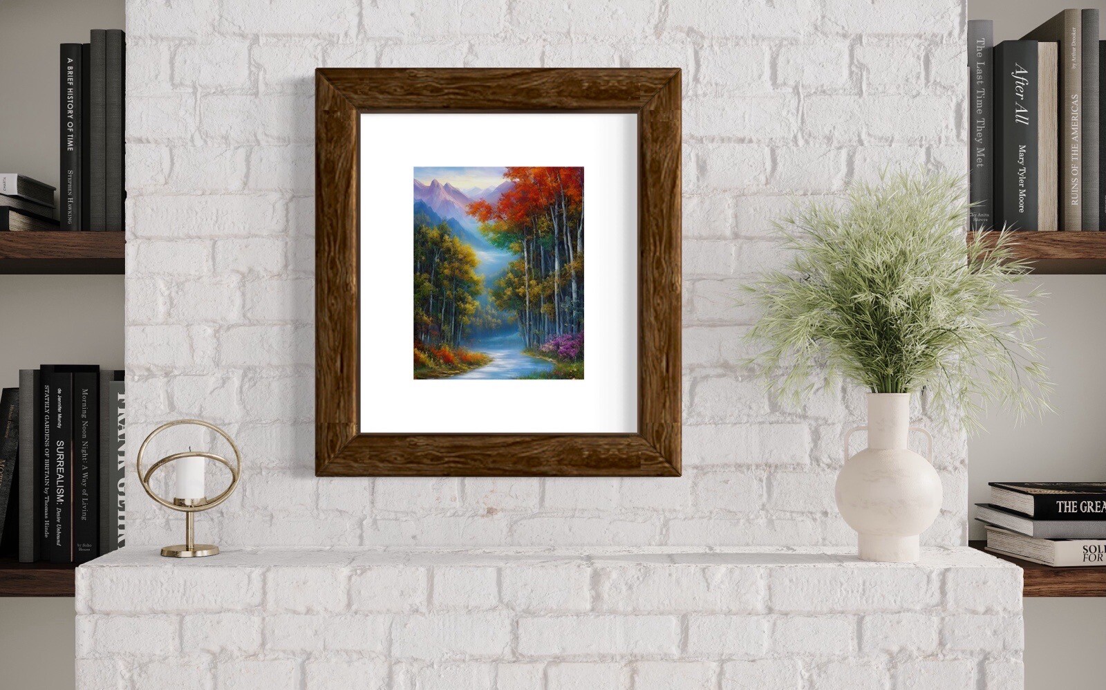 Beautiful Contemporary Bob Ross Style Art Print Signed Limited beautiful-contemporary-bob-ross-style-art-print-signed-limited