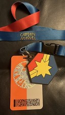 Captain Marvel Doctor Lanyard Keychain ID Credit Card Cover Pass Badge Holder