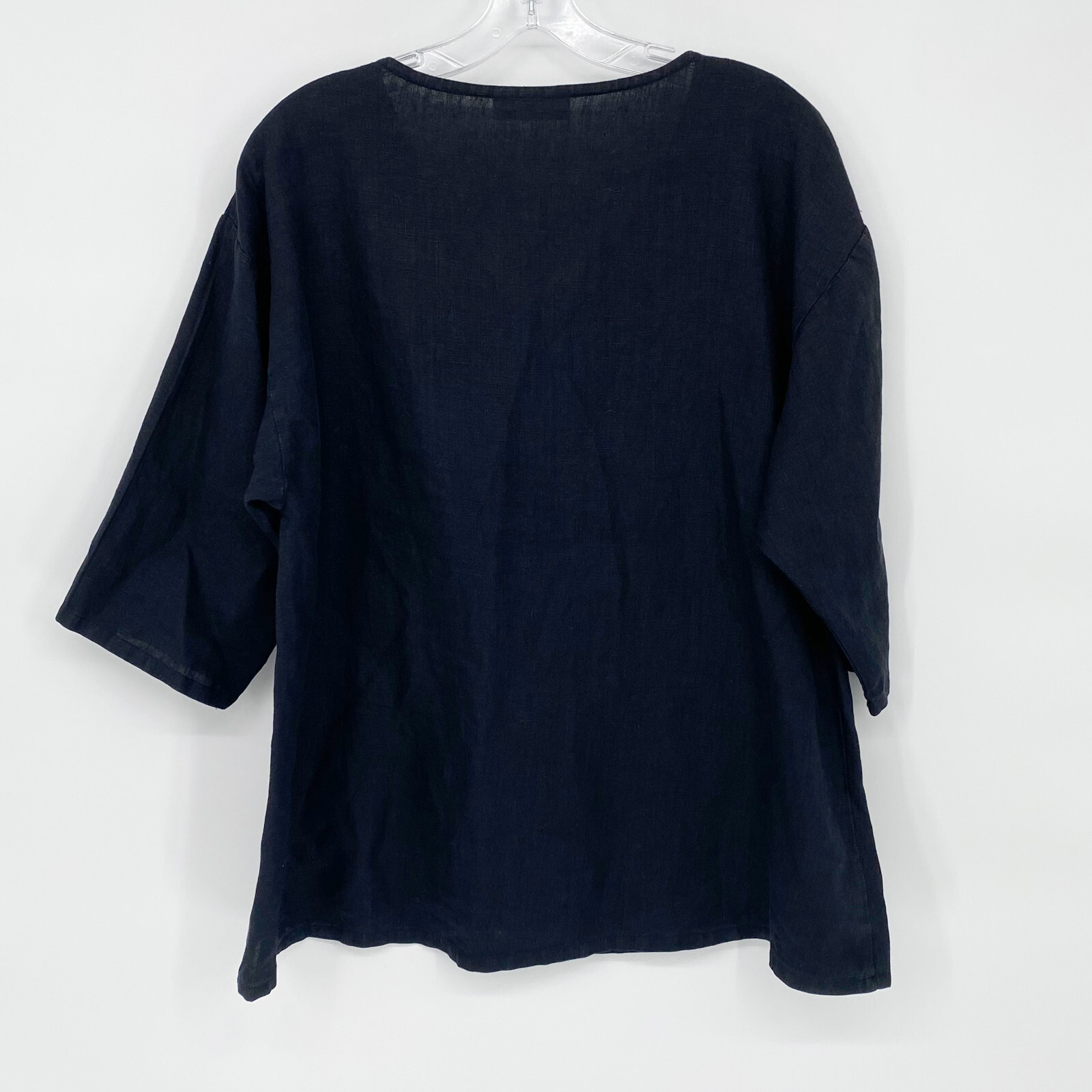 Bryn Walker XS Extra Small Solid Black Lagenlook … - image 2