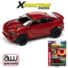 Auto World Xtraction 2021 Dodge Charger Hellcat Redeye Brown HO Scale Slot Car