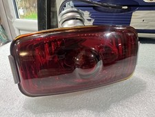 12V Polished Stainless Steel Chrome Rear Fog  Lamp Light Classic Car etc