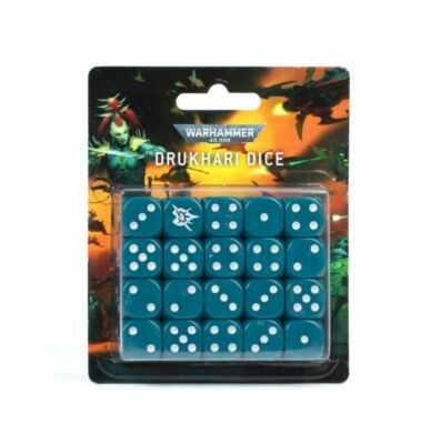 Games Workshop Warhammer 40K Drukhari Dice Set Brand New Sealed