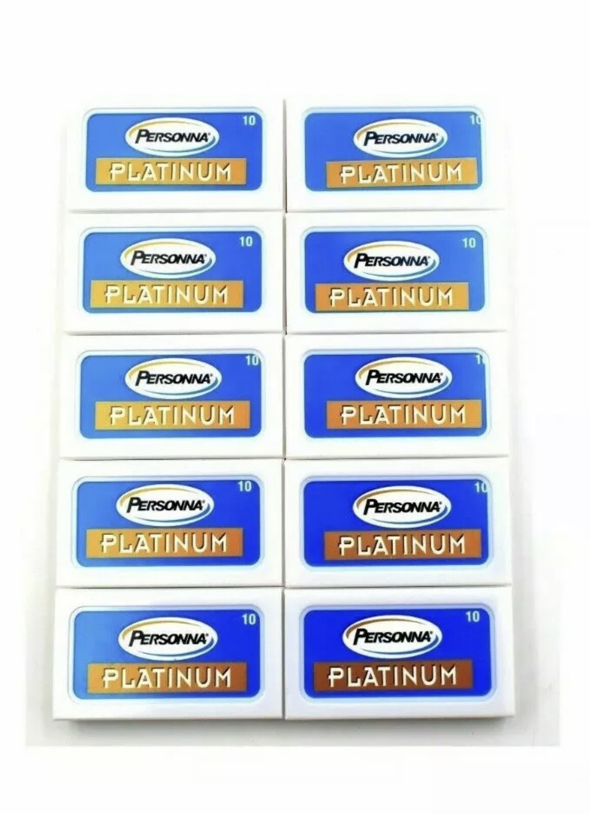 100 Israeli Personna  Razor Blades DE Double Edge barber Salon - Made in Germany