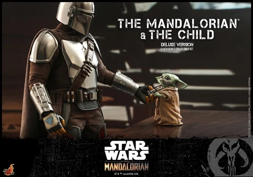 In Hand New Hot Toys TMS015 The Mandalorian and The Child Deluxe Ver. 1/6 Figure - Picture 7 of 23