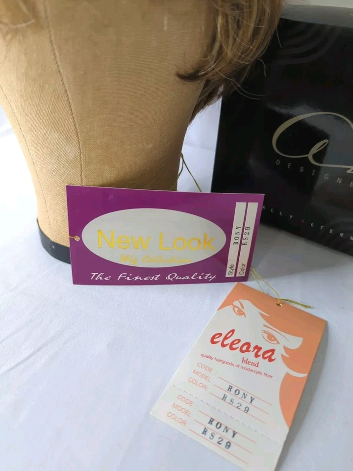 Peluca 'Rony' René de París Amore Designer Series #RS29 Eleora Mezcla Modacrílico Nueva Foto 2 de 4