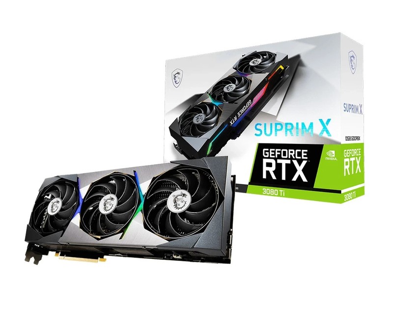 MSI GeForce RTX 3080 Ti Suprim X 12GB GDDR6X Graphics Card