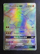 Pokémon Machamp GX 154/147 Burning Shadows Rainbow Secret Rare Holo 2017 on eBay