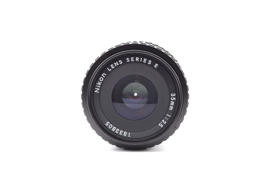 RARO!!!【Como Nuevo】Lente Gran Angular Nikon SERIE E 35mm f/2.5 Ais Ai-s de Japón #2348 Foto 4 de 4