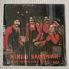 Mingo Saldivar Y Los Tremendos Cuatro Espadas LP Vinyl 1980 Hacienda HAC-7914 EX